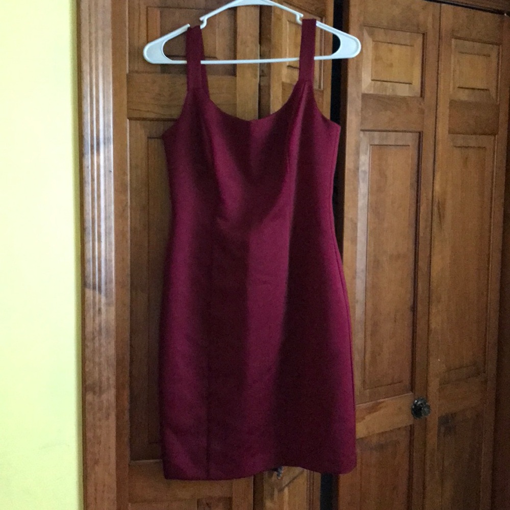 Maroon semi formal dress